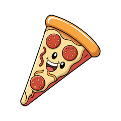Delicious meat lover s pizza slice illustration with savory sausage and spicy pepperoni toppings