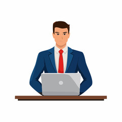 A vector illustration set of businessmen in various poses, facial expressions, and office scenes. Suitable for presentations, infographics, business materials, websites, and creative projects.