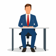 A vector illustration set of businessmen in various poses, facial expressions, and office scenes. Suitable for presentations, infographics, business materials, websites, and creative projects.