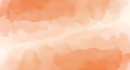 Fototapeta premium Fondo de acuarela de otoño en pintura naranja y blanca con textura desgastada borde grunge, niebla suave o colores cálidos y cálidos de otoño.