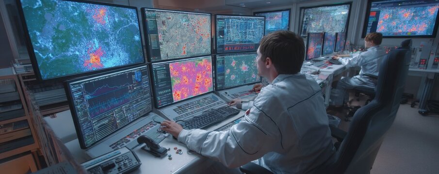 Advanced Nuclear Fusion Research and Development Control Room