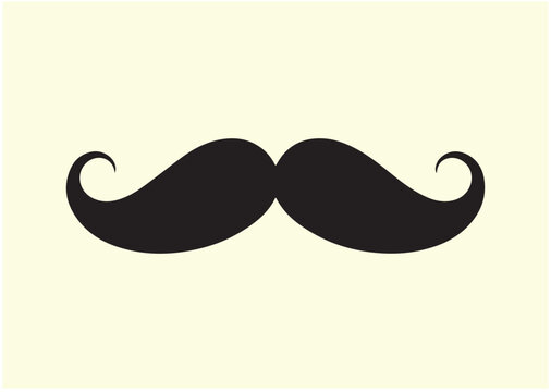 Man mustache Icon, Man mustache vector - Powered by Adobe