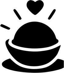 Cute pet cat icon illustration