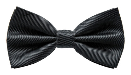 Elegant bow tie display tailoring shop product isolated on transparent background