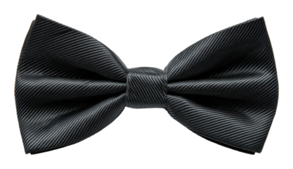 Elegant bow tie display tailoring shop product isolated on transparent background
