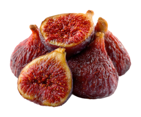 Harvesting fresh figs in a sunny orchard nature isolated on transparent background