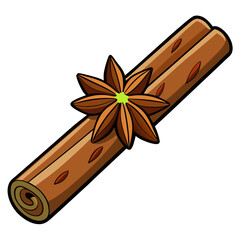 Cinnamon stock illustration