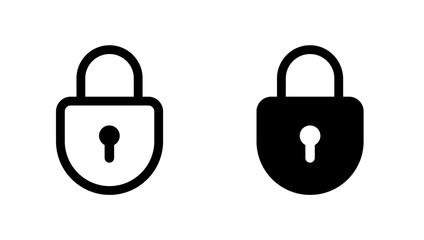Protection and Secure icon. Security Lock