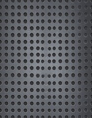 Perforated metal texture