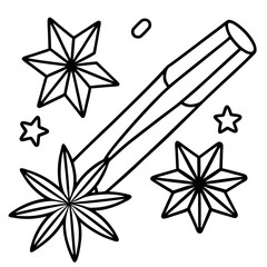 vector illustration of an abstract flower