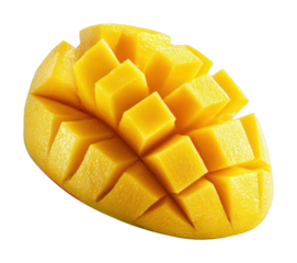 PNG Mango slice fruit tropical produce.