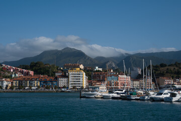 Fishing Port, City View, Ribadesella, Asturias, Spain, Europe