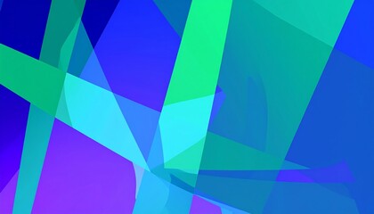 Obraz premium Abstract geometric shapes in vibrant colors (7)