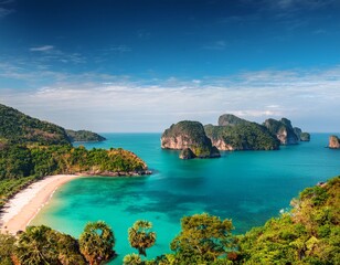amazing natural scenic landscape james bond island landmark famous landmark tourist travel phuket thailand summer vacation travel destinations asia