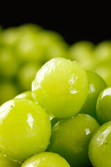 Fresh Green Olives with Water Droplets - Healthy Mediterranean Food Ingredient