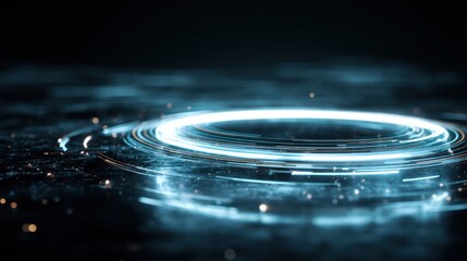 Glowing circle design