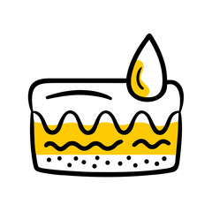 Skin Layer Care hand drawing icon for web and graphic design