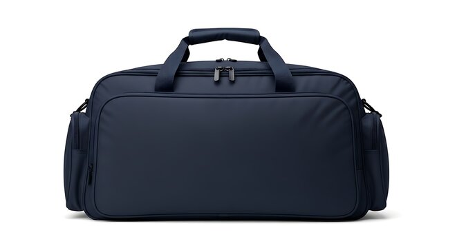 Dark navy blue travel duffle bag
