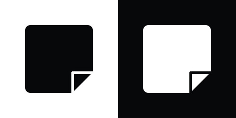 Nicotine patch icon logo. simple graphic symbols