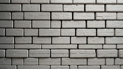White Brick Wall Background Texture