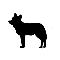 vector image of dog animal