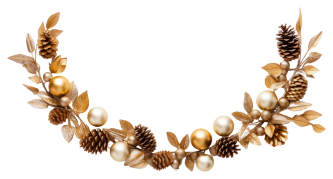 PNG Christmas Garland necklace jewelry white.