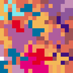 abstract colorful background,pixel art wallpaper