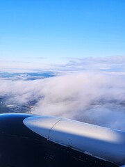view from airplane window