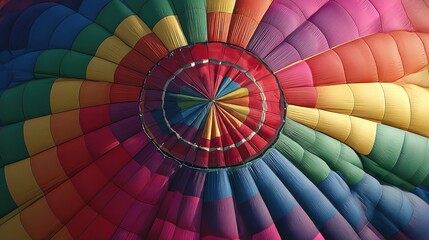 Obraz premium Bright Sky Filled with Artistic Hot Air Balloons