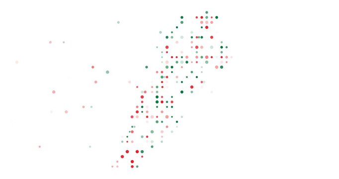 Motion Graphics Orbs Emerge Shaping Post-Conceptual Map Form