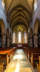 Obraz premium Interior of a historical church