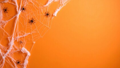 An autumnal Halloween pumpkin sits on a black background, its vibrant orange hue and detailed leaf illustrations capturing the essence of the fall harvest season