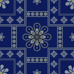 geometric seamless pattern vector design