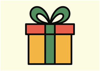 Gift box Icon, Gift box vector