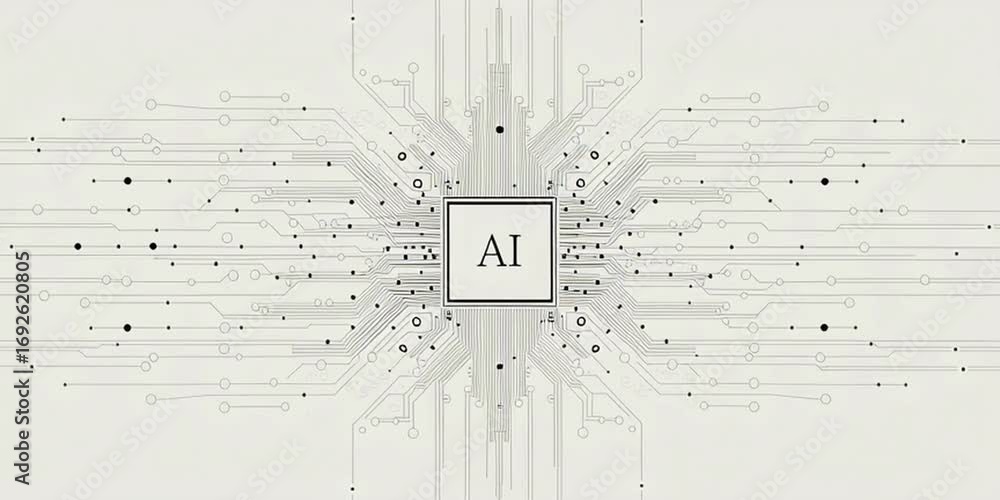 Poster video of an elegant illustration featuring the word 