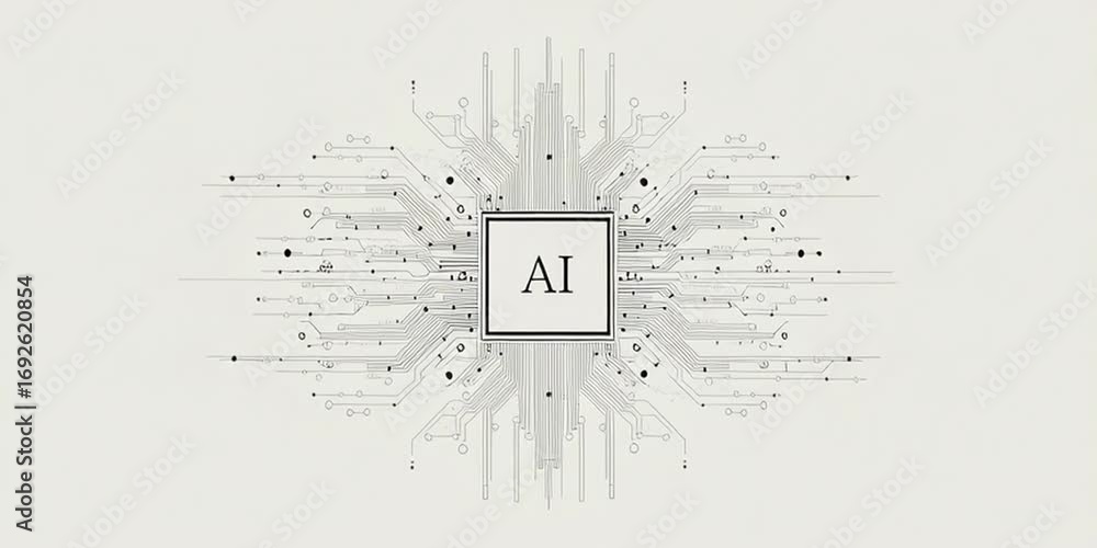 Aufkleber video of an elegant illustration featuring the word 