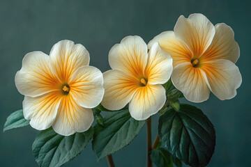 Fototapeta premium High Resolution Botanical Composition of Blooming Stems