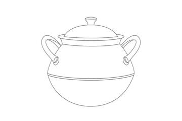 Obraz premium Cauldron icon