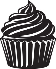 Cupcake Silhouette Bakery Logo & Icon Art