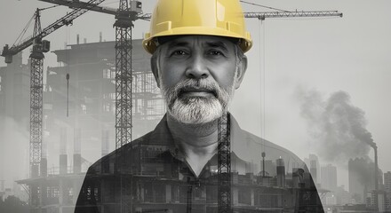 Construction worker portrait
