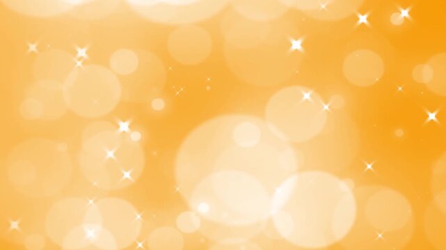 Sparkling gold orange glitter. Christmas and Valentine celebration. Abstract star light background.Loop video.