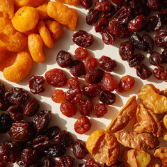 Assorted Dried Fruits Close-up