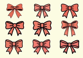 Tied bow Icon, Tied bow vector