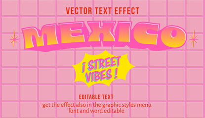 Retro Street Vibes Graffiti Style Font, Mexico street vibes