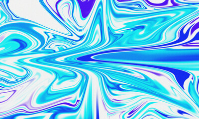 Dynamic Marble Swirl in Blue, Turquoise, and Purple – Abstract Fluid Art