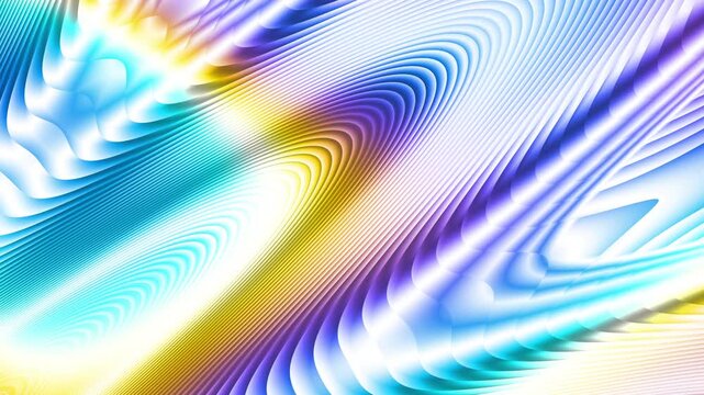 Neon colorful loop background with holographic shades and bright colors. artificial gradient background with noise and gradient knobs. Animation for