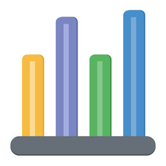 vector illustration of a bar chart