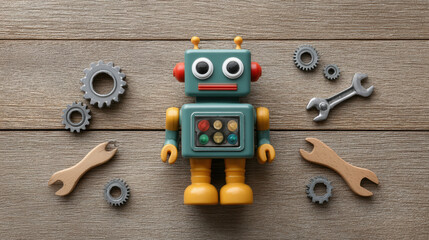 Stem education activity preschool classroom diy robot assembly playful environment engaging viewpoint learning concepts