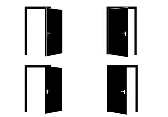 Unlocking new opportunities, open doors symbolize choices, transitions, and fresh beginnings in business and life.