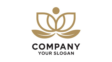 Obraz premium Yoga Logo Design Vector 